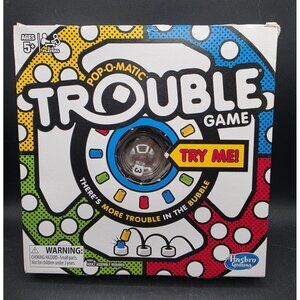 Trouble Game Pop-O-Matic Classic Board Game For Ages 5+ 2-4 Players Family Fun